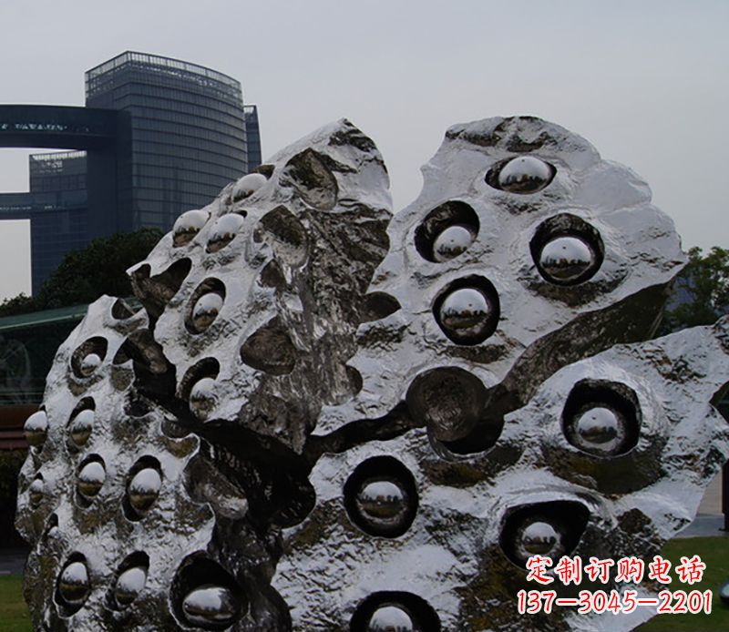 达州不锈钢莲蓬雕塑精美绝伦