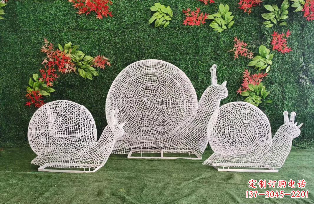 达州不锈钢镂空蜗牛雕塑11