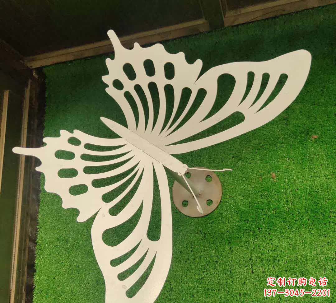 达州不锈钢镂空艺术蝴蝶雕塑