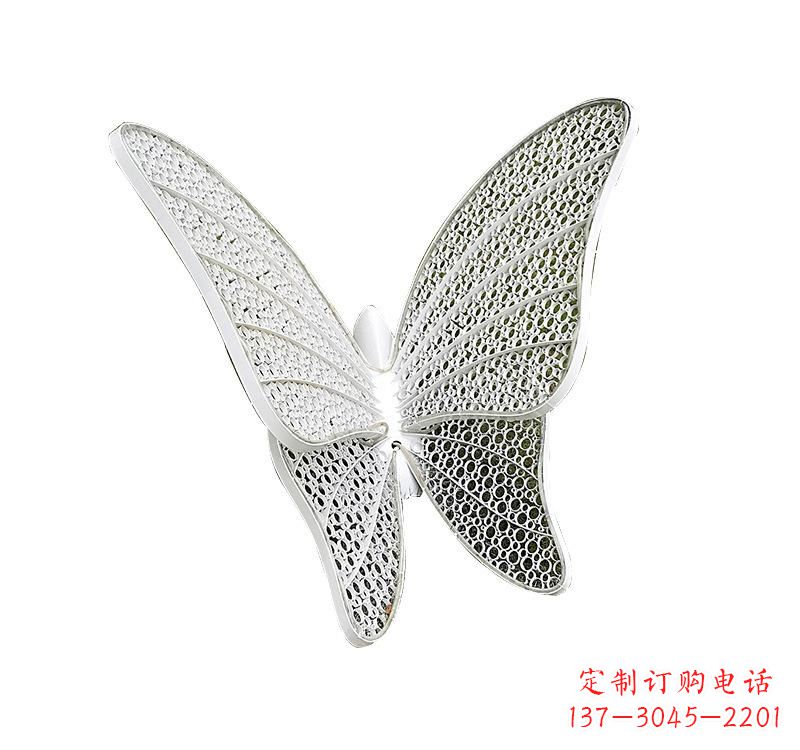 达州不锈钢绿地镂空蝴蝶雕塑