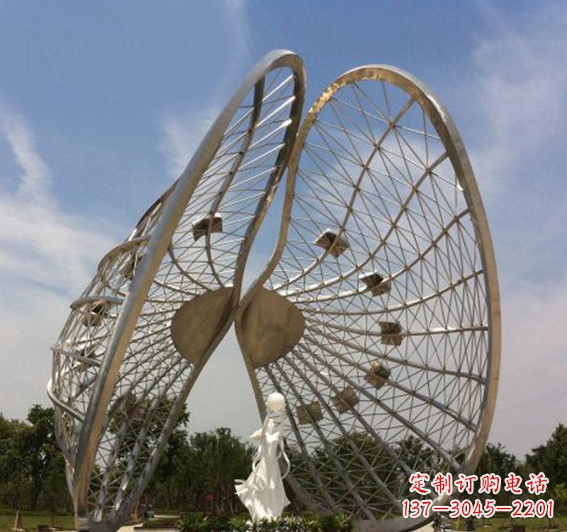 达州不锈钢美陈贝壳雕塑精美的艺术品