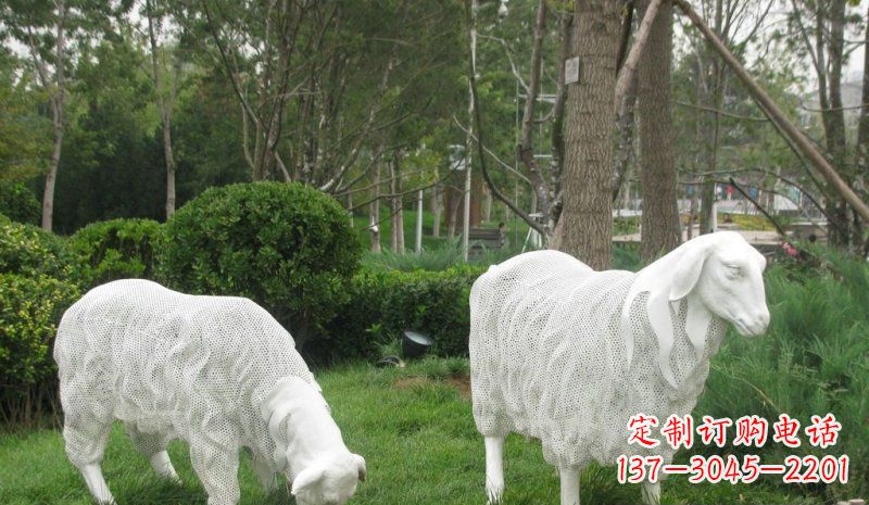 达州不锈钢绵羊雕塑——精致美观的艺术品
