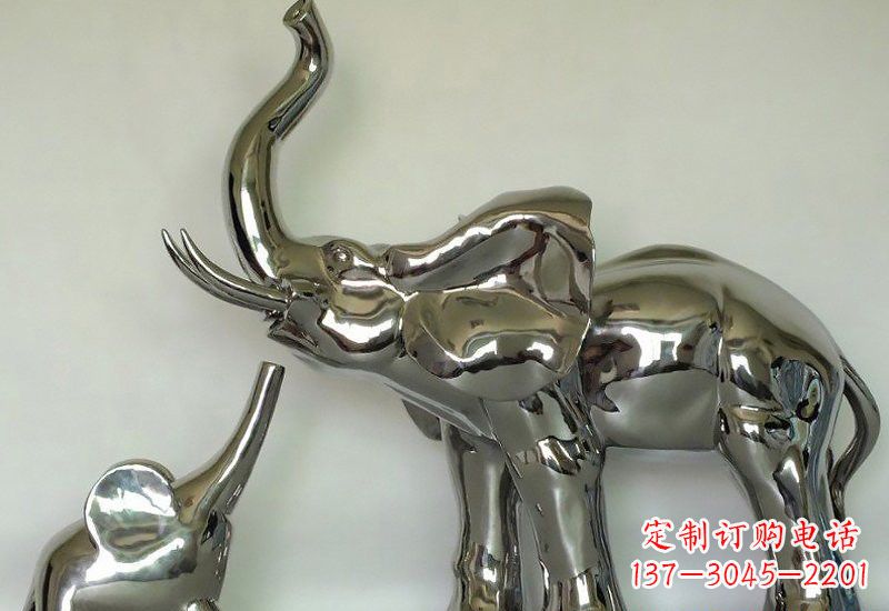 达州不锈钢大象雕塑