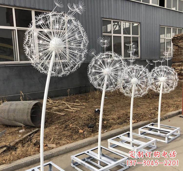 达州不锈钢蒲公英城市雕塑
