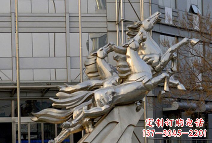 达州不锈钢马雕塑——精致的艺术瑰宝