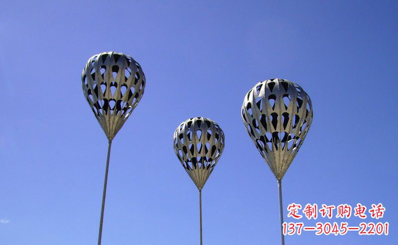 达州不锈钢气球雕塑把美丽带回大自然