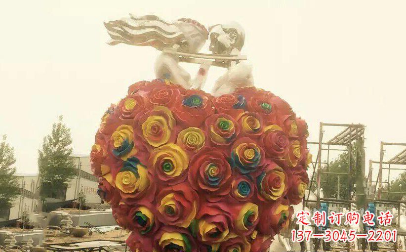 达州不锈钢情侣结婚雕塑