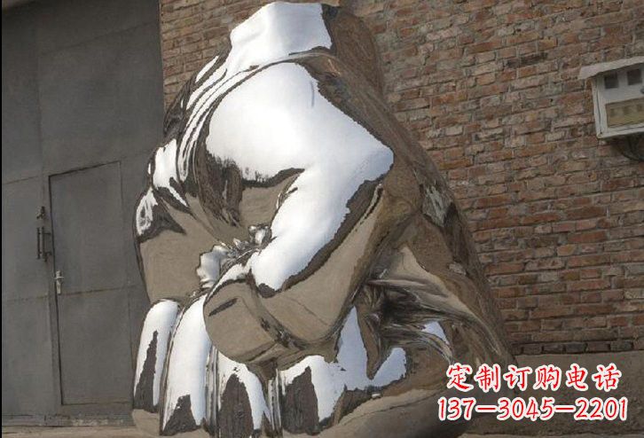 达州不锈钢拳头雕塑