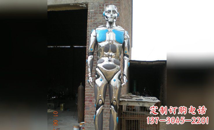 达州不锈钢人体雕塑