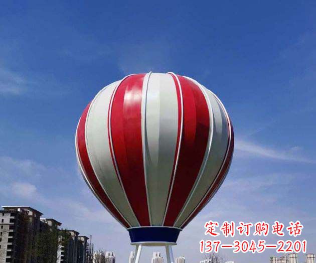 达州不锈钢热气球景观雕塑