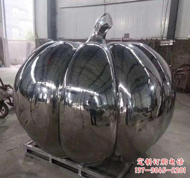 达州不锈钢蔬菜南瓜雕塑