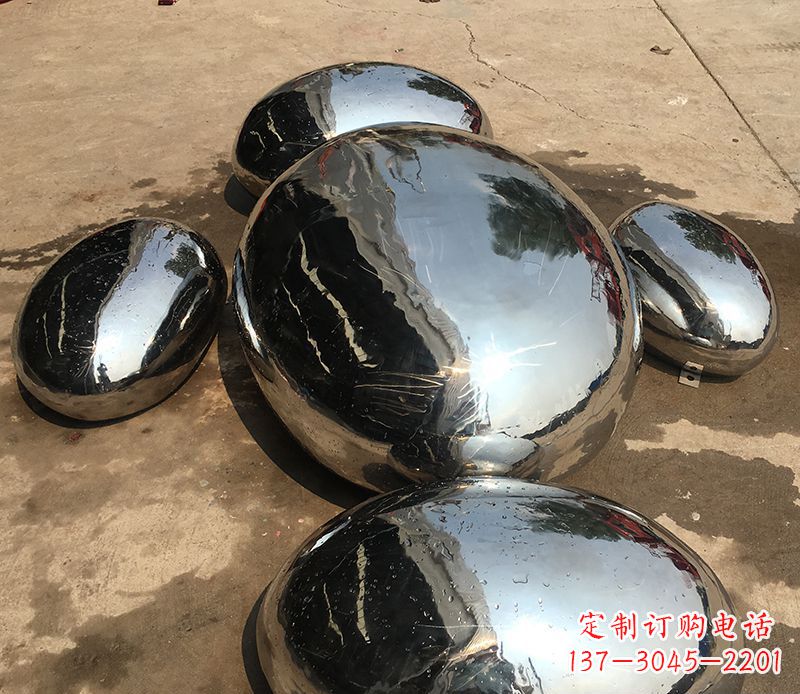 达州不锈钢水滴抽象雕塑