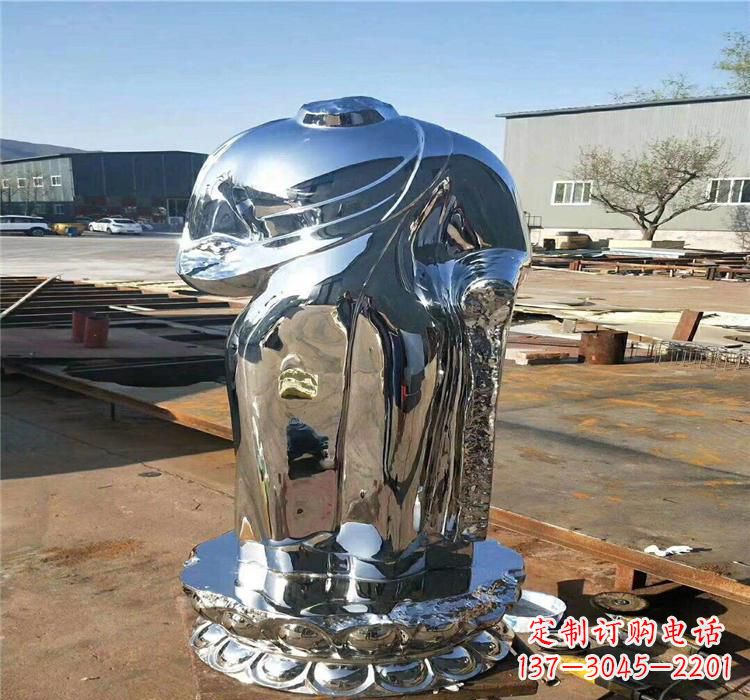 达州不锈钢太湖石雕塑