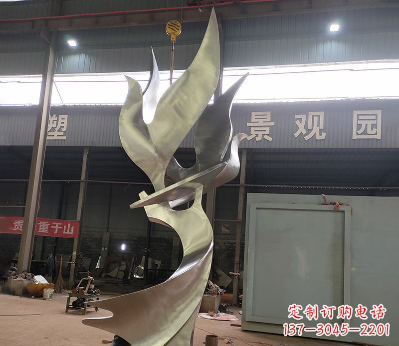 达州不锈钢天鹅雕塑传承自然之美