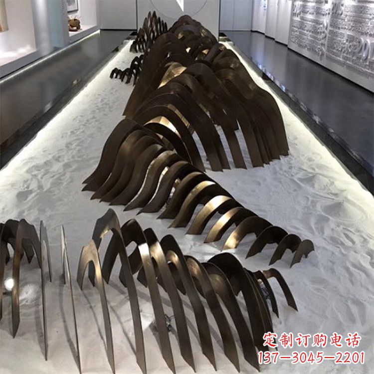 达州不锈钢铁艺假山雕塑让自然风景回归