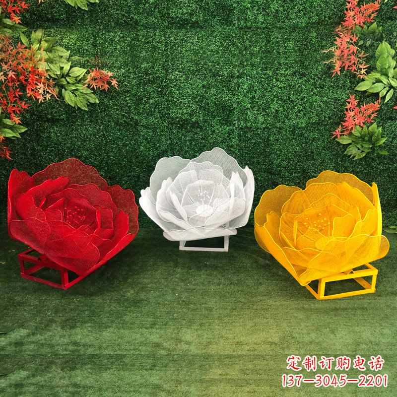 达州不锈钢玫瑰雕塑精致的艺术品