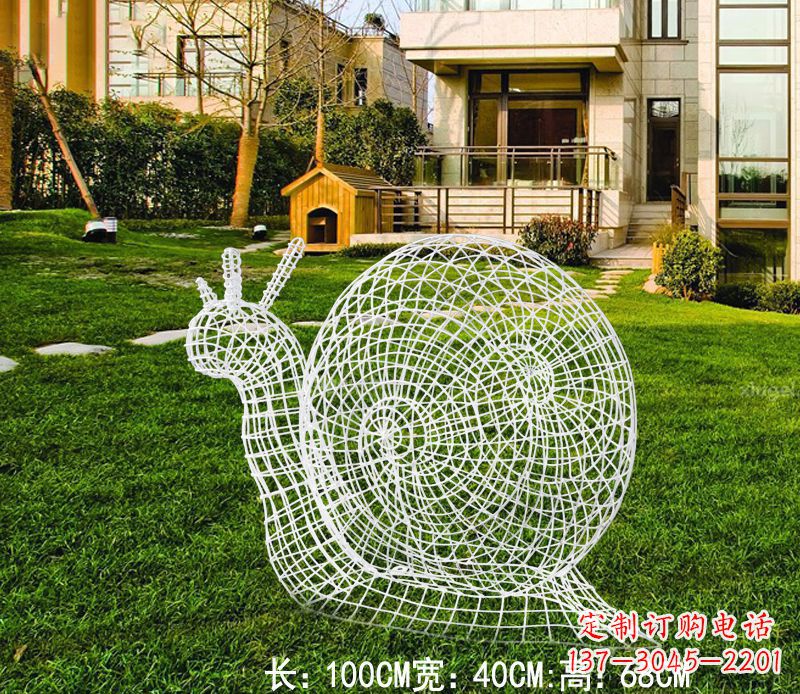 达州不锈钢蜗牛雕塑进化的象征