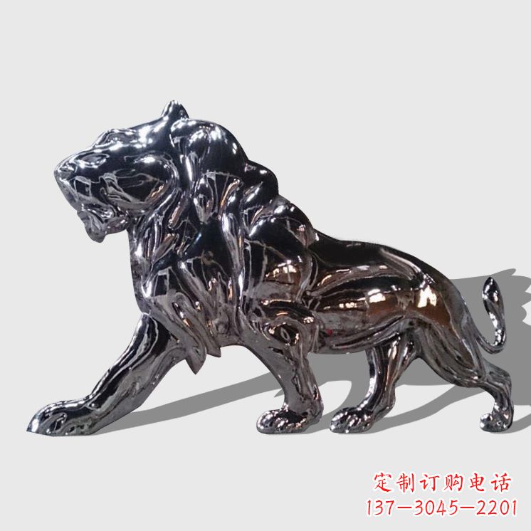 达州不锈钢西洋狮子雕塑
