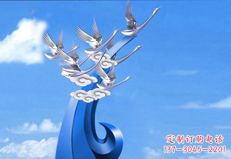 达州不锈钢仙鹤美化环境