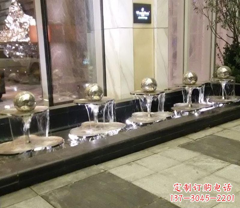 达州不锈钢小喷泉雕塑