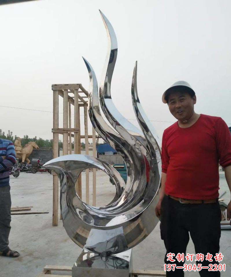 达州不锈钢艺术之美——凤凰雕塑