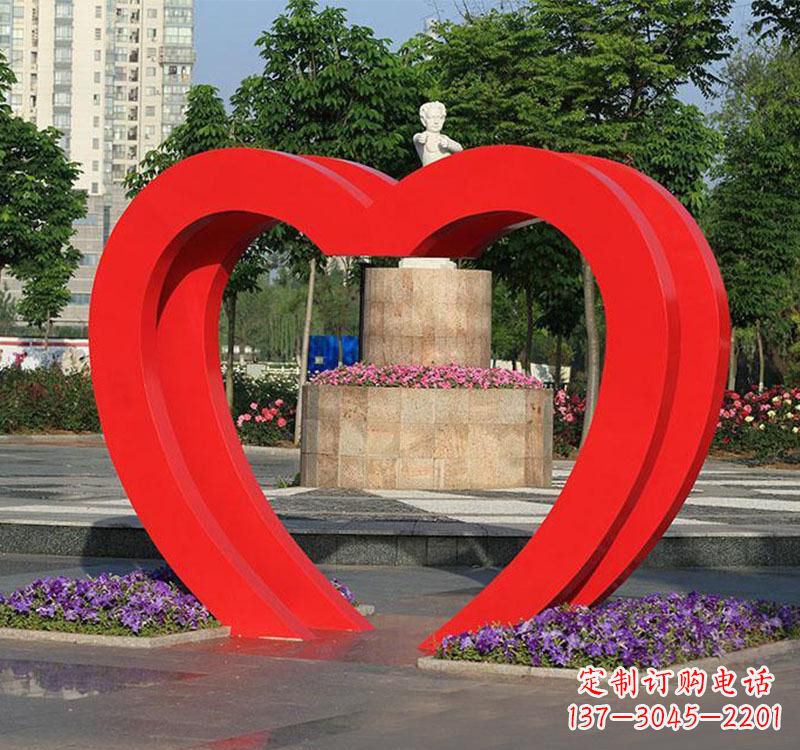 达州不锈钢艺术抛光拱门雕塑
