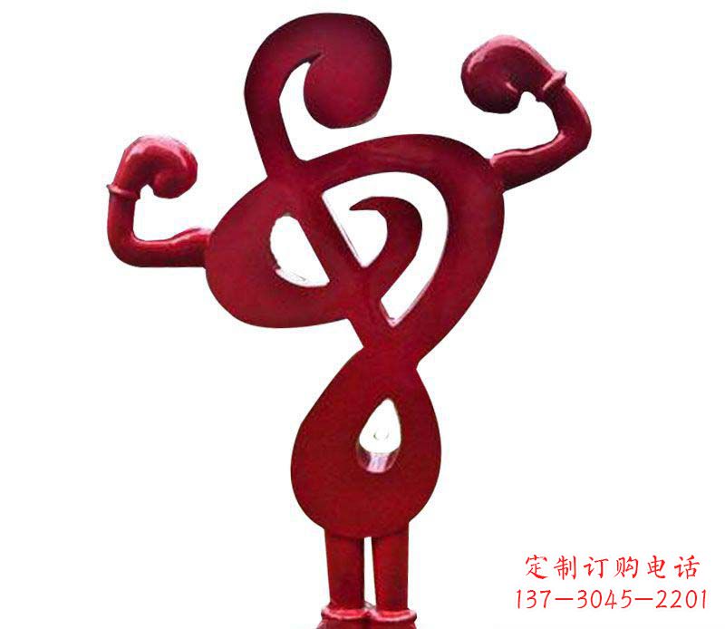 达州不锈钢音符景观人物雕塑