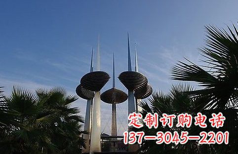达州不锈钢避雷针雕塑精致静谧的安全保护