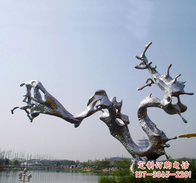 达州不锈钢园林抽象水滴雕塑