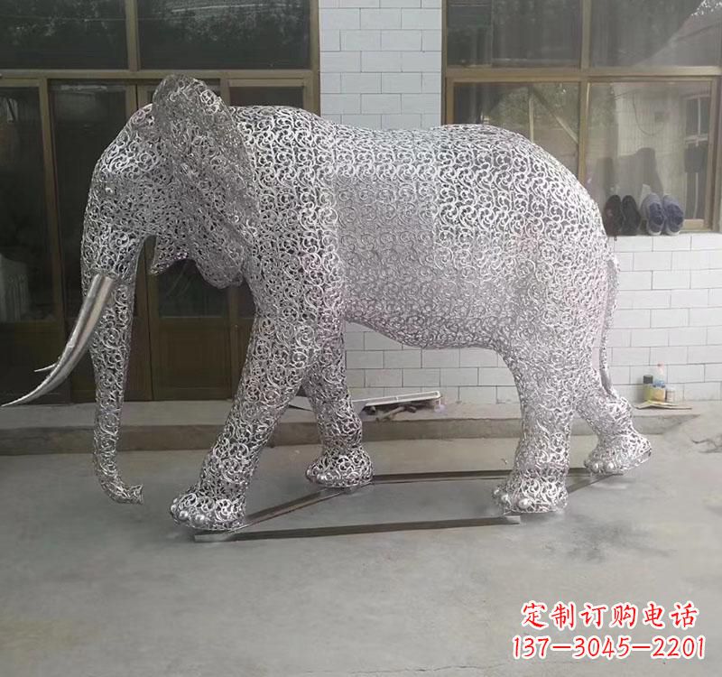 达州不锈钢大象雕塑它的魅力无限