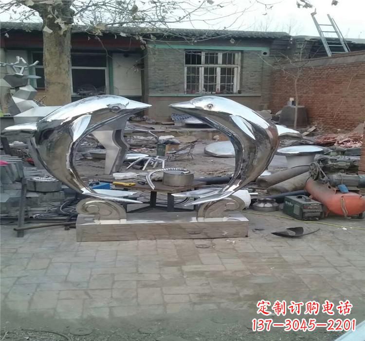 达州不锈钢海豚雕塑——精美之选