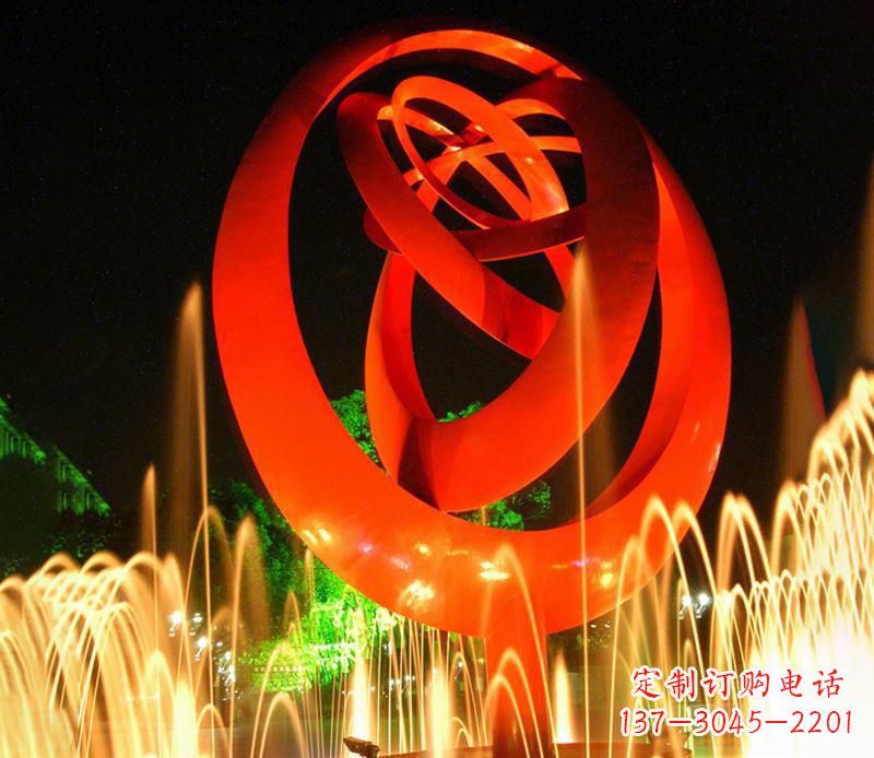达州圆环雕塑抽象的艺术之美