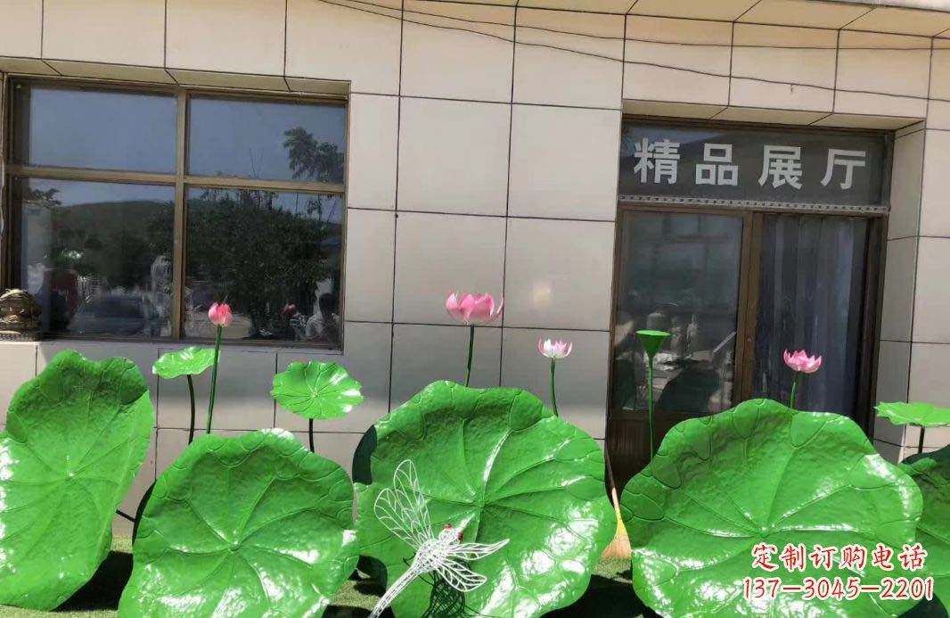 达州不锈钢荷叶雕塑艺术性与美感的完美结合