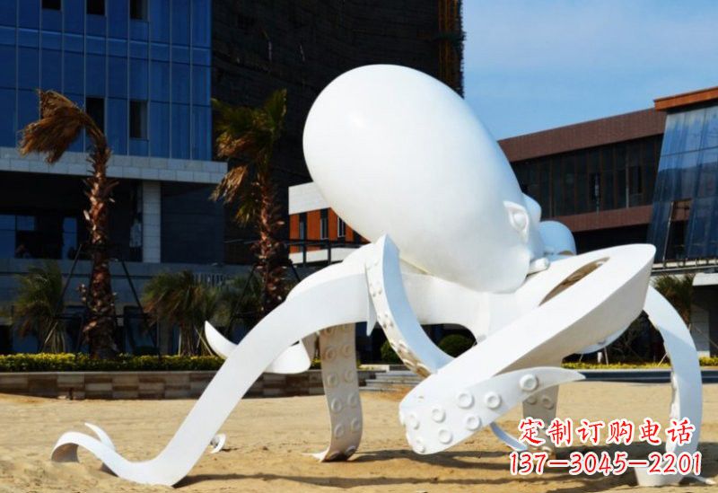 达州精美的不锈钢章鱼雕塑
