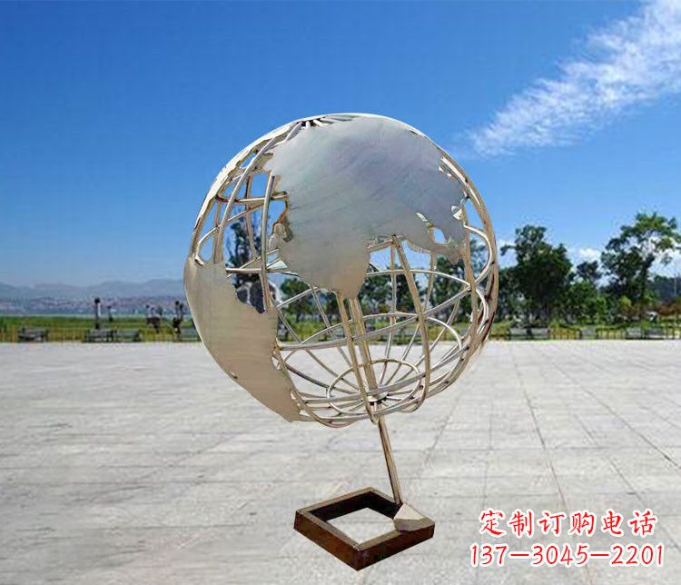 达州神奇的不锈钢地球仪雕塑