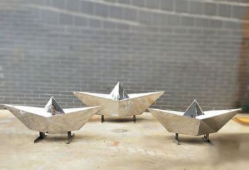 达州不锈钢元宝雕塑精致的艺术品