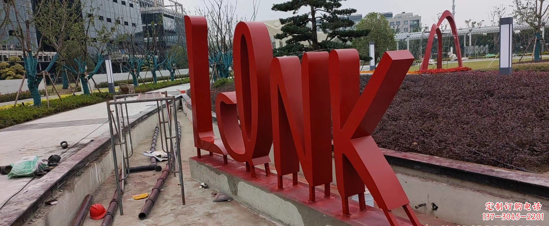 达州不锈钢字母景观雕塑把美丽带入城市