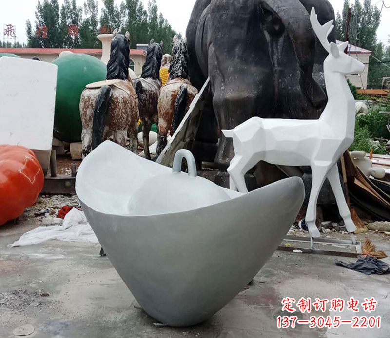 达州金色福祉——元宝雕塑