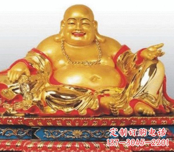 达州弥勒佛铜雕的精美