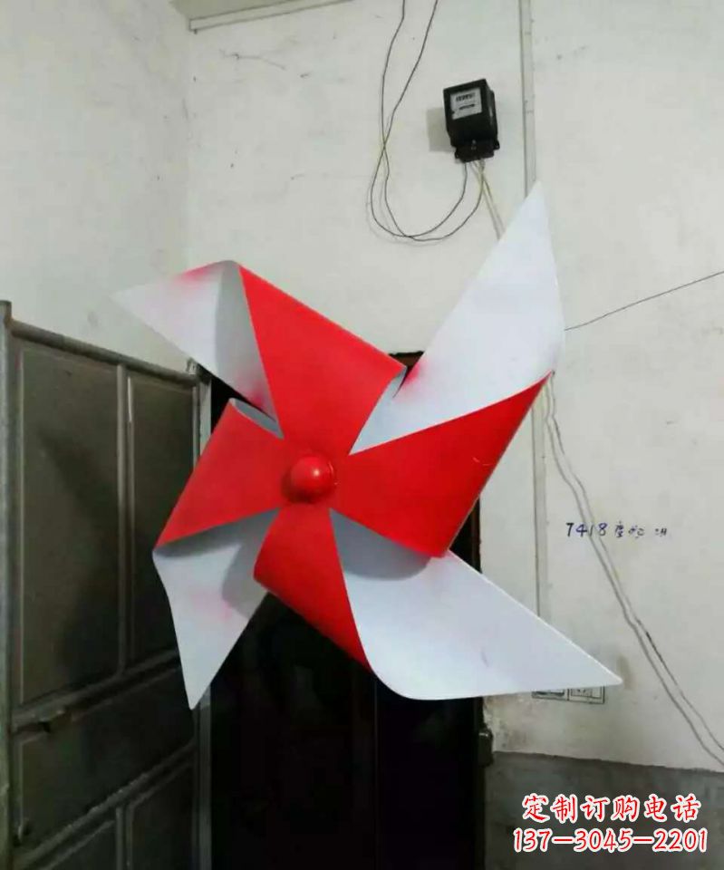达州彩色不锈钢风车雕塑色彩缤纷的艺术瑰宝