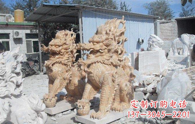 达州麒麟石雕一个具有传统文化精髓的艺术品