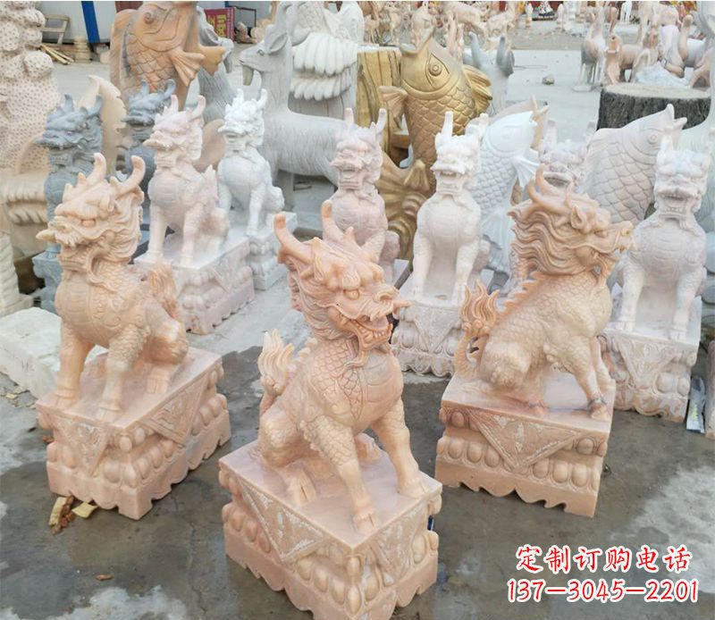达州麒麟雕塑传承文化之美