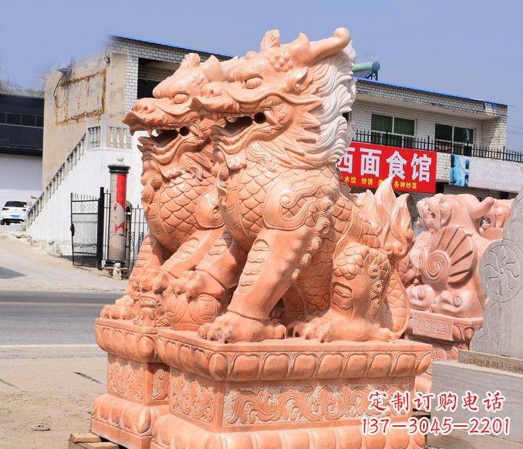 达州传说中的麒麟雕塑
