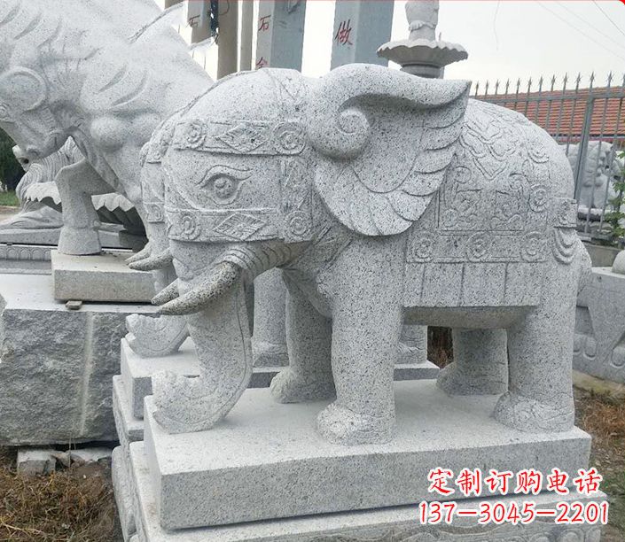 达州藏传佛教大象雕塑