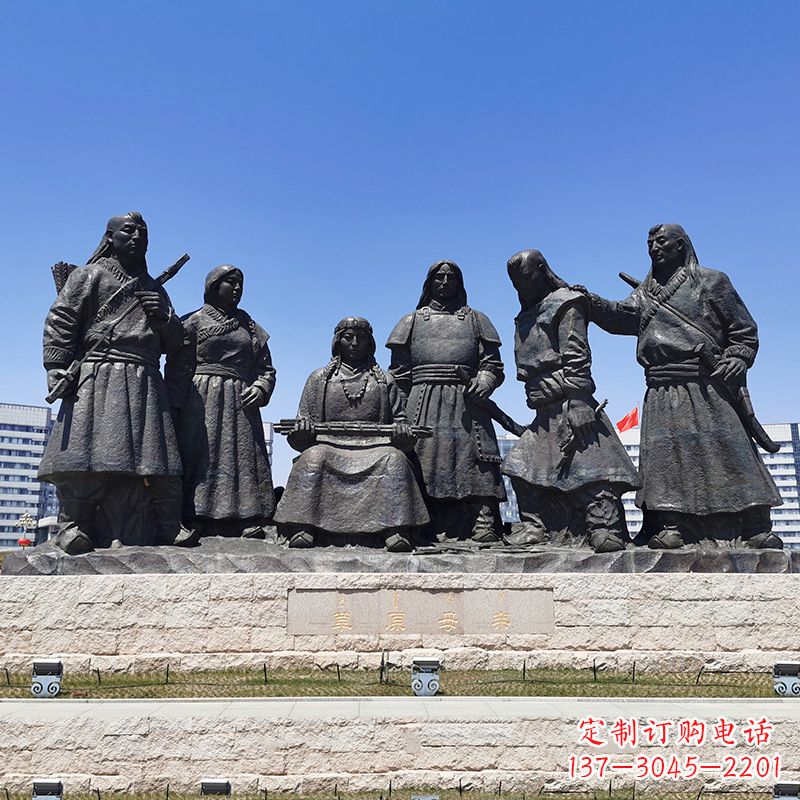 达州草原母亲——传承爱的雕塑