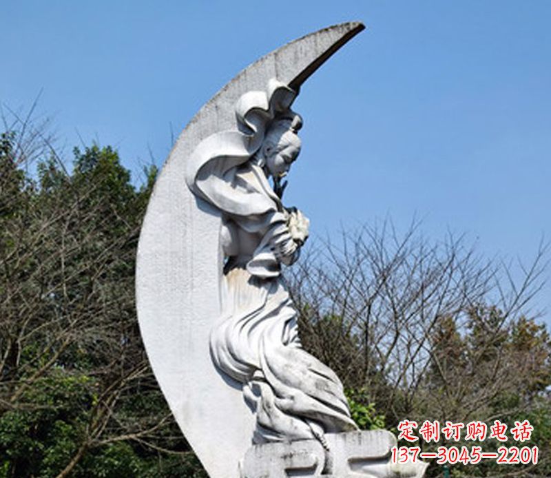 达州嫦娥奔月传承中国传统文化的雕塑之美