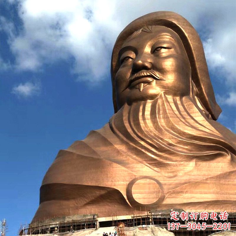 达州成吉思汗的传奇——大型头像雕塑
