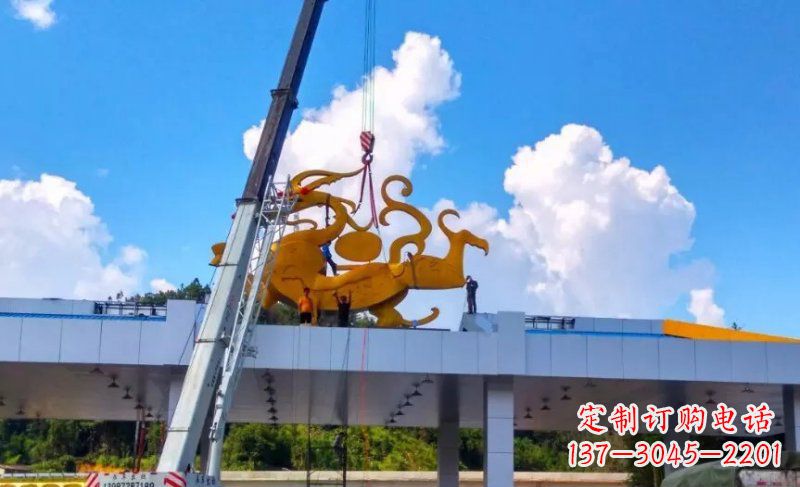 达州精美不锈钢龙雕塑,点缀城市之美