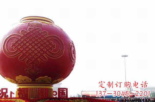 达州不锈钢灯笼雕塑——美丽城市的艺术装饰