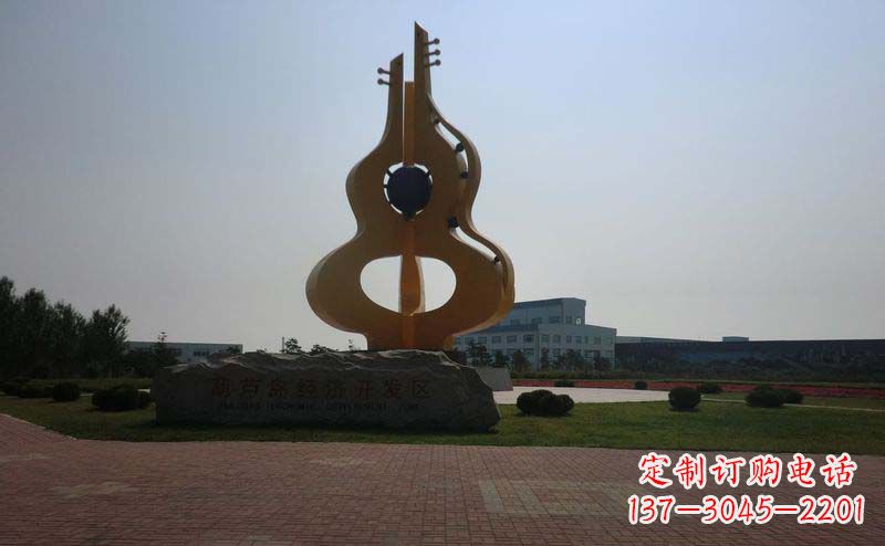 达州城市不锈钢葫芦造型雕塑